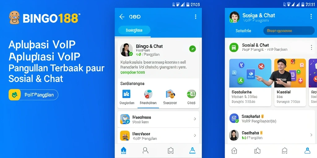 Antarmuka BINGO188 menampilkan fungsi VoIP Panggilan yang sederhana dan efektif.