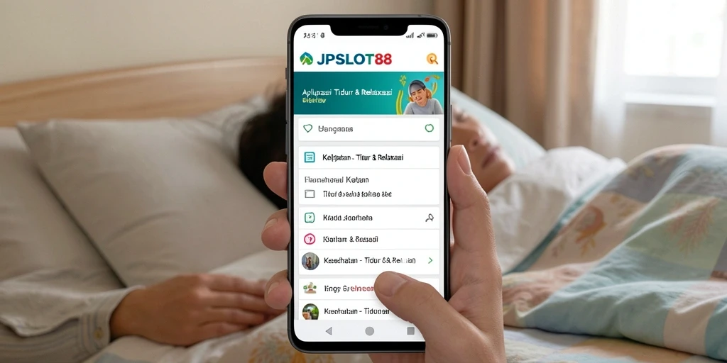 Antarmuka JPSLOT88 menampilkan fitur relaksasi dan meditasi yang menarik.